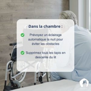 Aménager sa chambre pour une meilleure autonomie à domicile.