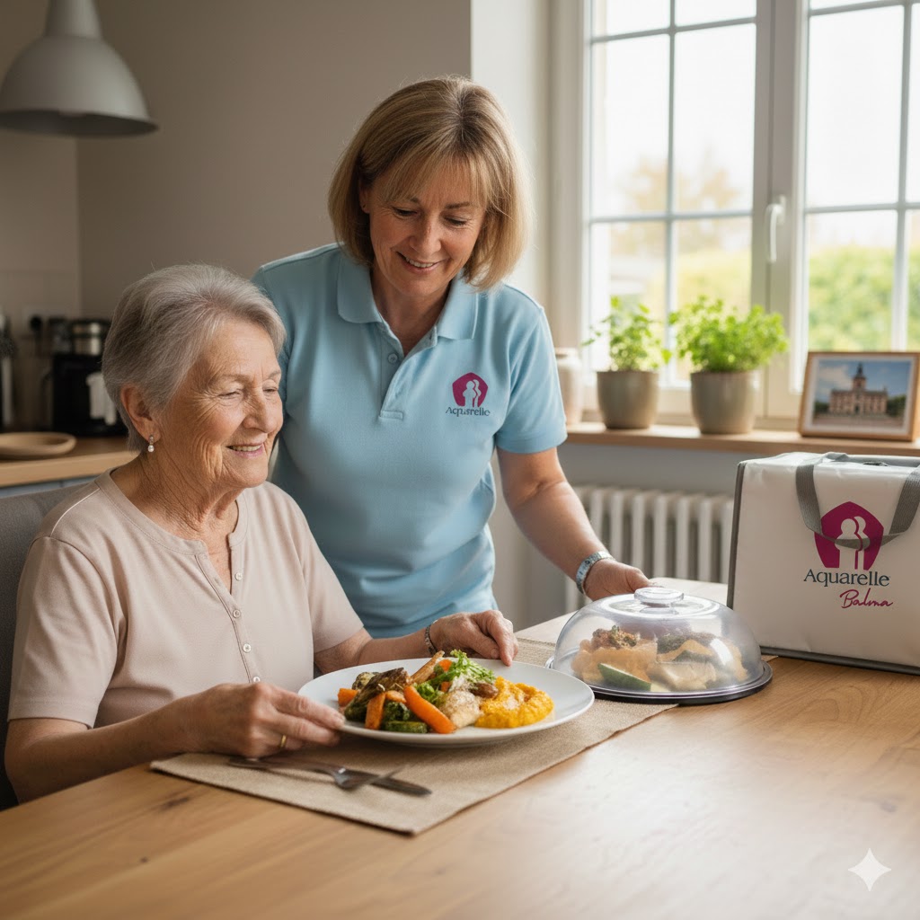 Aide aux repas à Balma : aide à domicile ou livraison de repas avec AQUARELLE Balma