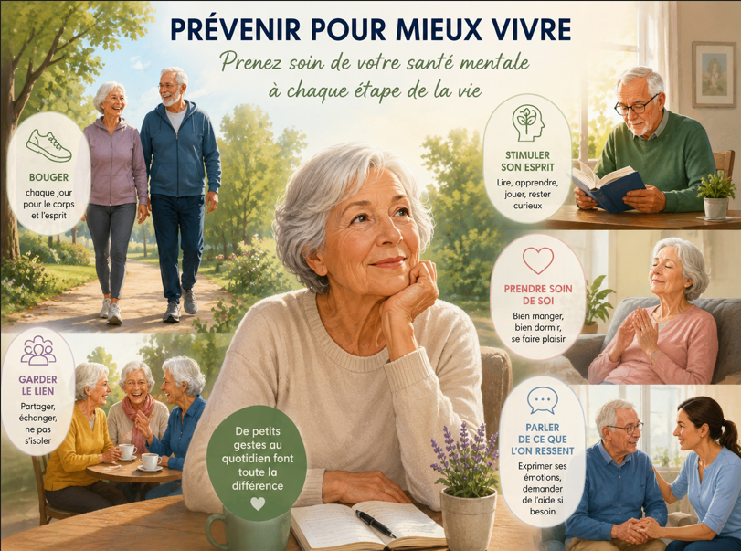 Préserver la santé mentale des personnes âgées : conseils simples et accompagnement à domicile à Balma / Toulouse Est